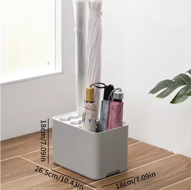 Parapluhouder met Druipbak – Ruimtebesparend Paraplu Rek voor Hal en Entree