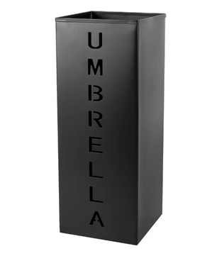 Metalen Parapluhouder – Vierkante Vrijstaande Paraplubak voor Hal en Entree