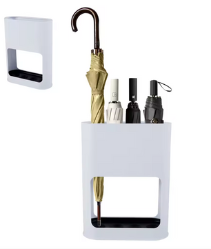 Parapluhouder met Druipbak – Compacte Vrijstaande Paraplubak voor Hal en Entree