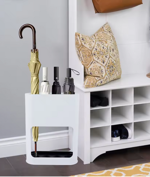 Parapluhouder met Druipbak – Compacte Vrijstaande Paraplubak voor Hal en Entree