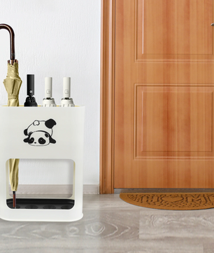 Parapluhouder met Druipbak – Compacte Vrijstaande Paraplubak voor Hal en Entree