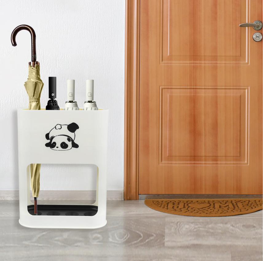 Parapluhouder met Druipbak – Compacte Vrijstaande Paraplubak voor Hal en Entree