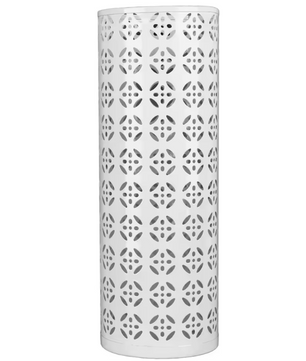 Metalen Parapluhouder – Ronde Paraplubak met Decoratief Open Design voor Entree