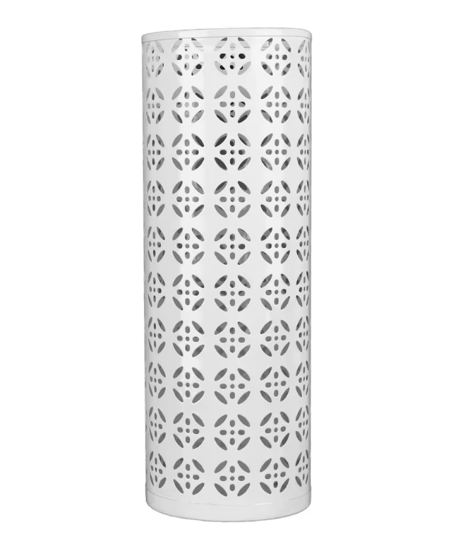 Metalen Parapluhouder – Ronde Paraplubak met Decoratief Open Design voor Entree