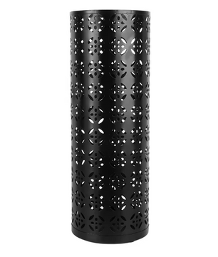 Metalen Parapluhouder – Ronde Paraplubak met Decoratief Open Design voor Entree