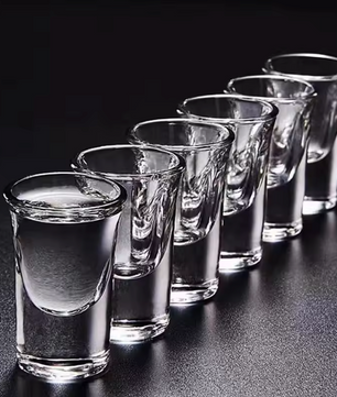 Set van 6 Borrelglaasjes 15 ml – Transparante Shotglazen met Dikke Bodem