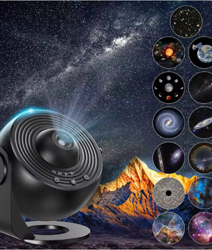 Galaxy Sterrenhemel Projector – Planetarium Nachtlamp met Zonnestelsel en Sterrenbeelden voor Kinderkamer