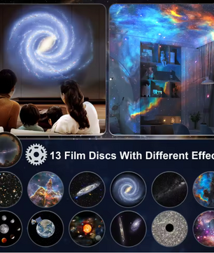 Galaxy Sterrenhemel Projector – Planetarium Nachtlamp met Zonnestelsel en Sterrenbeelden voor Kinderkamer