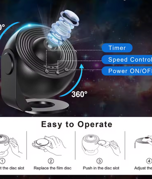 Galaxy Sterrenhemel Projector – Planetarium Nachtlamp met Zonnestelsel en Sterrenbeelden voor Kinderkamer