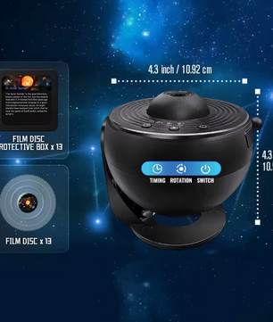 Galaxy Sterrenhemel Projector – Planetarium Nachtlamp met Zonnestelsel en Sterrenbeelden voor Kinderkamer