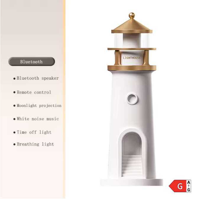 Maan Projector Nachtlamp met Bluetooth Speaker – Sfeerverlichting met Afstandsbediening en Bewegingssensor