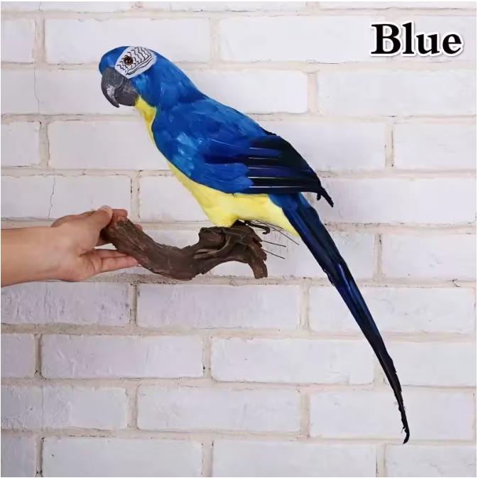 Realistische Papegaai Tuindecoratie – Handgemaakt Vogel Ornament voor Tuin, Balkon en Interieur