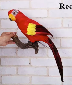 Realistische Papegaai Tuindecoratie – Handgemaakt Vogel Ornament voor Tuin, Balkon en Interieur