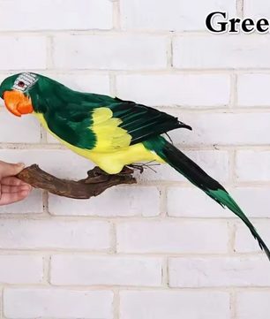 Realistische Papegaai Tuindecoratie – Handgemaakt Vogel Ornament voor Tuin, Balkon en Interieur