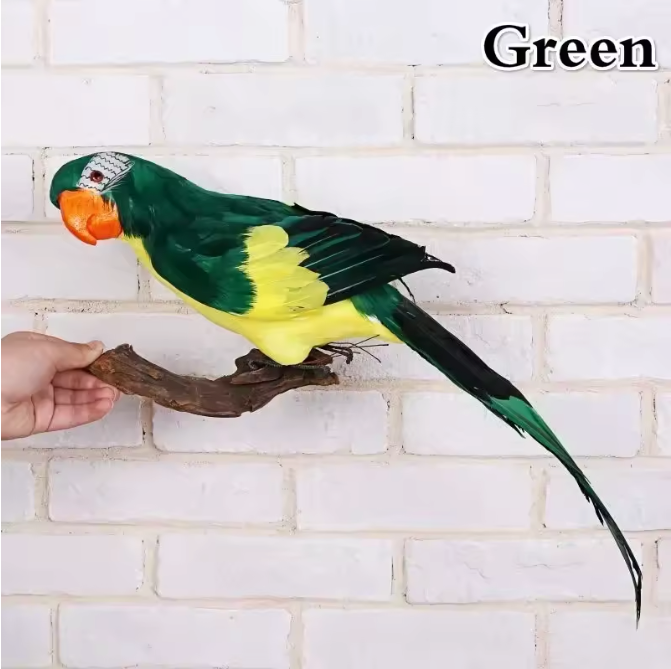 Realistische Papegaai Tuindecoratie – Handgemaakt Vogel Ornament voor Tuin, Balkon en Interieur