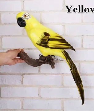 Realistische Papegaai Tuindecoratie – Handgemaakt Vogel Ornament voor Tuin, Balkon en Interieur