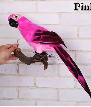 Realistische Papegaai Tuindecoratie – Handgemaakt Vogel Ornament voor Tuin, Balkon en Interieur