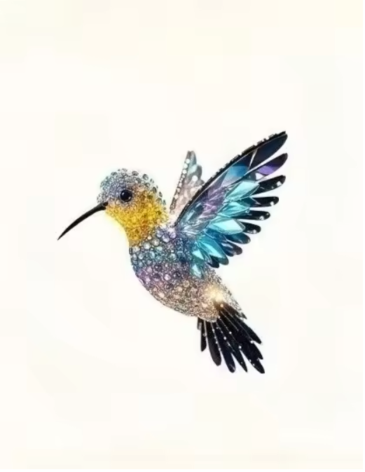 Kolibrie Zonvanger Acryl Regenboog Raamhanger – Decoratieve Vogel Suncatcher voor Huis en Tuin