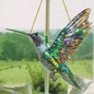 Kolibrie Zonvanger Acryl Regenboog Raamhanger – Decoratieve Vogel Suncatcher voor Huis en Tuin