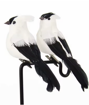 Kunstmatige Decoratieve Vogel – Realistisch Veer Vogel Ornament voor Huis, Tuin en Decoratie