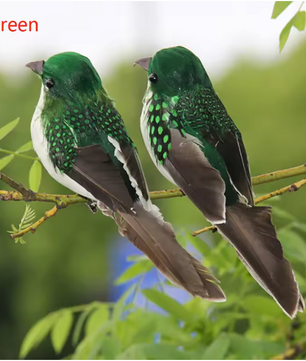 Kunstmatige Decoratieve Vogel – Realistisch Veer Vogel Ornament voor Huis, Tuin en Decoratie