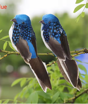 Kunstmatige Decoratieve Vogel – Realistisch Veer Vogel Ornament voor Huis, Tuin en Decoratie