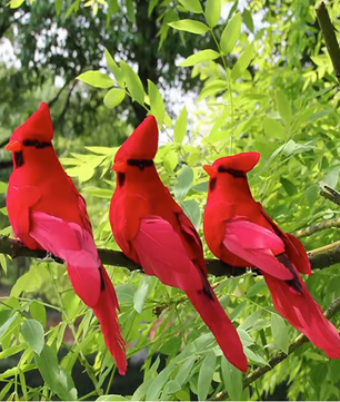 Kunstmatige Decoratieve Vogel – Realistisch Veer Vogel Ornament voor Huis, Tuin en Decoratie