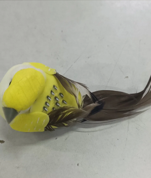 Set van 12 Miniatuur Decoratieve Vogels – Schuim en Veer Vogel Ornamenten voor DIY en Tuindecoratie