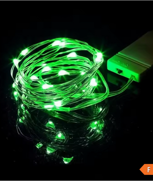 LED Lichtslinger op Batterijen – Flexibele Zilverdraad Sterrenverlichting voor Feest en Decoratie