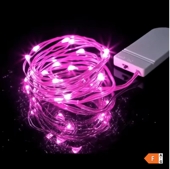 LED Lichtslinger op Batterijen – Flexibele Zilverdraad Sterrenverlichting voor Feest en Decoratie