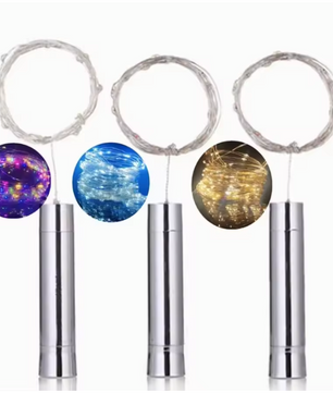 LED Wijnfles Kurk Lichtslinger – Koperdraad Flesverlichting voor Feest en Decoratie