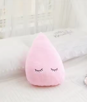 Pluche Wolk Maan Ster Kussen – Zacht Decoratief Kinderkussen met Regen Druppel Ontwerp