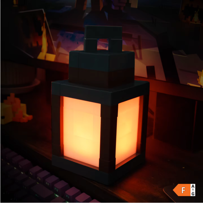 Pixelstijl LED Nachtlamp – Draagbare Kleurenlantaarn met 16 Kleuren voor Sfeer en Decoratie