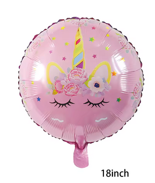 Staande Eenhoorn Folie Ballon – Decoratieve Feestballon voor Verjaardag en Babyshower