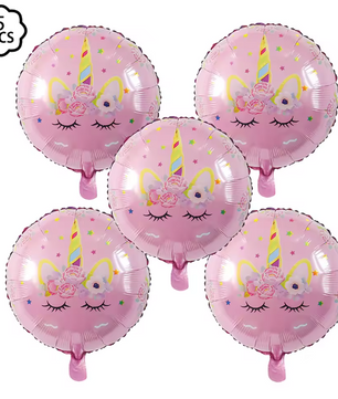 Staande Eenhoorn Folie Ballon – Decoratieve Feestballon voor Verjaardag en Babyshower