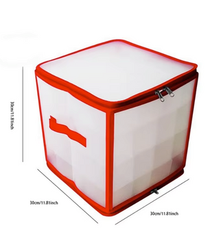 Kerstballen Opbergdoos met 64 Vakken – Organizer voor Kerstdecoratie en Ornamenten