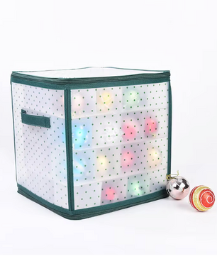 Kerstballen Opbergdoos met 64 Vakken – Organizer voor Kerstdecoratie en Ornamenten