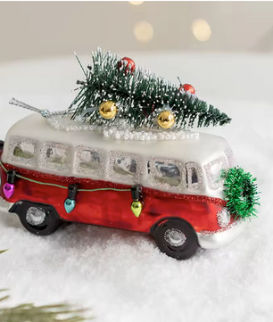 Mini Glazen Kersthanger – Decoratief Ornament met Sneeuwpop, Kerstman of Kerstboom