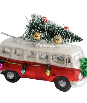 Mini Glazen Kersthanger – Decoratief Ornament met Sneeuwpop, Kerstman of Kerstboom