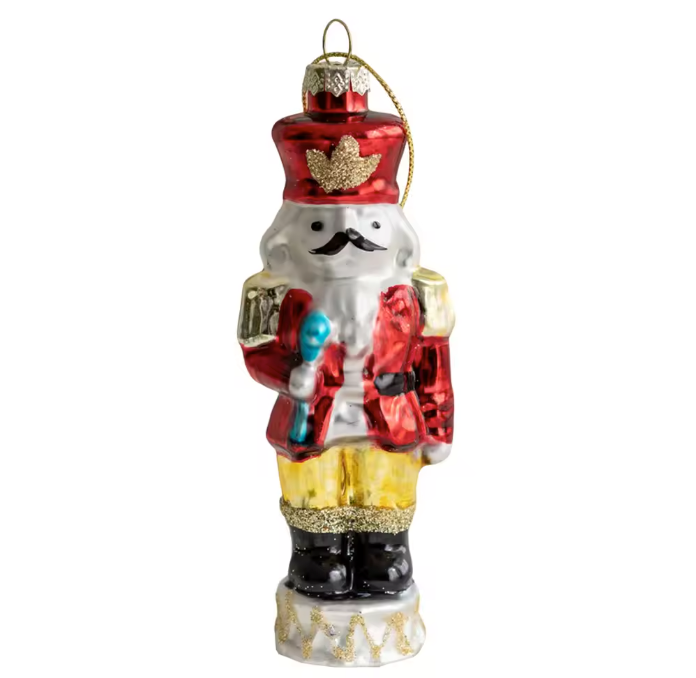 Mini Glazen Kersthanger – Decoratief Ornament met Sneeuwpop, Kerstman of Kerstboom