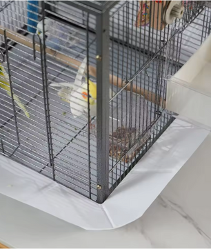 Metalen Vogelkooi 60 cm met Lade en Zitstok – Ruime Kooi voor Parkieten, Kanaries en Papegaaien