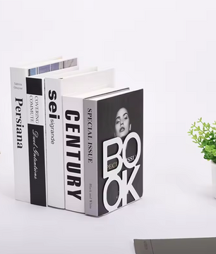 Metalen Boekensteun – L-Vormige Boekenhouder met Antislip Pads voor Planken, Bureau, Kantoor en Bibliotheek