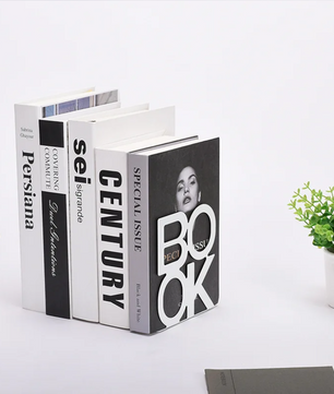 Metalen Boekensteun – L-Vormige Boekenhouder met Antislip Pads voor Planken, Bureau, Kantoor en Bibliotheek