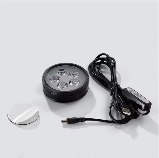 LED Kweeklamp met Timer – Dimbare USB Terrarium Lamp voor Kamerplanten, Magnetisch of Zelfklevend