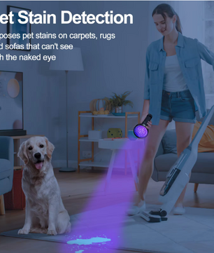 UV Zaklamp 100 LED – 395nm Ultraviolet Lamp voor Detectie en Inspectie