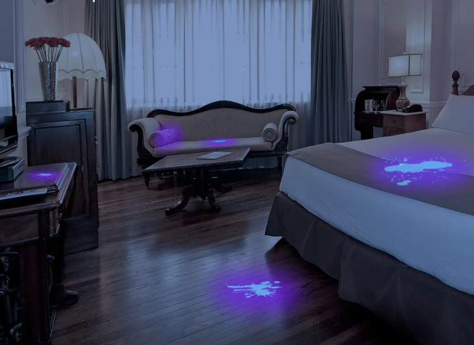 UV Zaklamp 100 LED – 395nm Ultraviolet Lamp voor Detectie en Inspectie