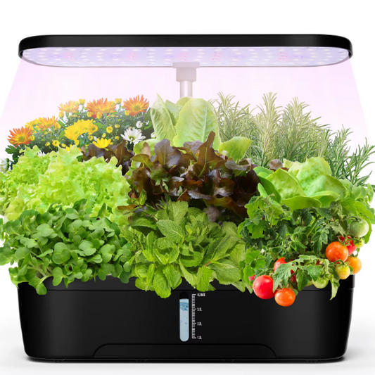 Hydroponische Kruidentuin met LED Groeilamp – Indoor Kweekset met Timer en Waterreservoir