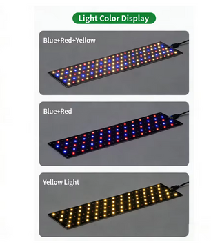 Full Spectrum LED Kweeklamp voor Planten – Dimbare Groeilamp met Timer voor Plantplanken