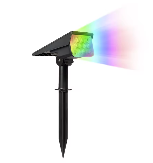 Solar Tuinspot met Verstelbare Lichtkleur – Waterdichte LED Solar Tuinlamp voor Buiten