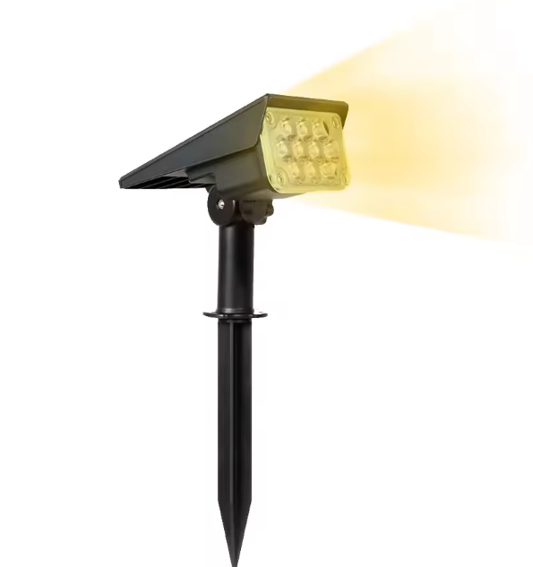 Solar Tuinspot met Verstelbare Lichtkleur – Waterdichte LED Solar Tuinlamp voor Buiten